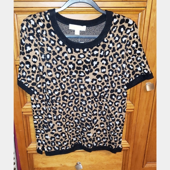 Michael Kors New W Tags Leapord Sweater - Picture 1 of 4